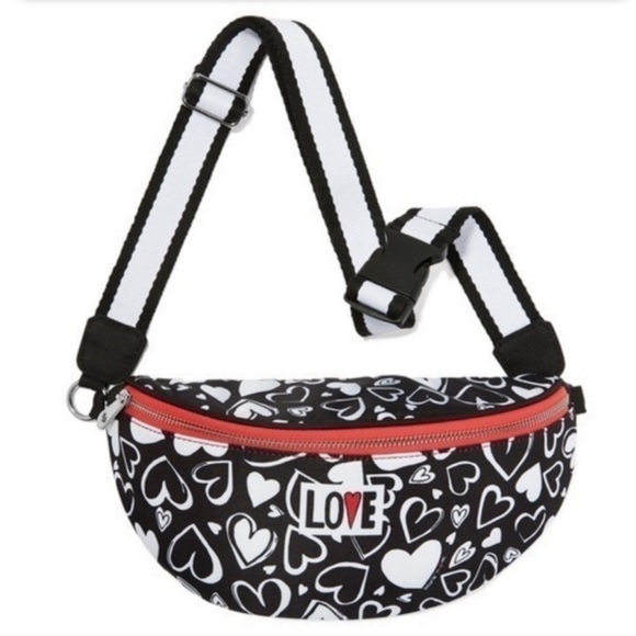 Brighton Handbags - Brighton NWT Endless Love Hearts Nylon Fanny Pack/Belt Bag
